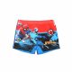 Spiderman bath boxer for little boys - with Spiderman inscription - medium blue - 122