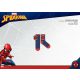 Spiderman non-slip thermal plush ankle socks for children - dark blue-red - 31-34