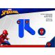 Spiderman rutschfeste warme Wintersocken für Kinder – Sherpa-Socken – dunkelblau – 27–30