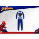 Winter cotton interlock children's pajamas - Spiderman - dark blue - 104