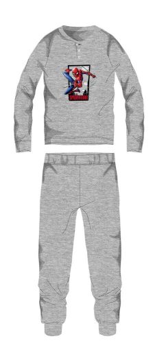 Spiderman winter cotton children's pajamas - interlock pajamas - gray - 116