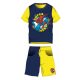 Completo estivo Spiderman in cotone - set maglietta-pantaloncini - giallo-blu scuro - 128