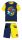 Spiderman cotton summer ensemble - t-shirt-shorts set - yellow-dark blue - 98