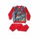 Winter flannel children's pajamas - Spiderman - red - 104