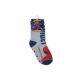 Non-slip children's ankle socks - Spiderman - plush - Spider - gray - with Spidey inscription - 27-30