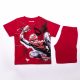 Spiderman boy cotton summer ensemble - t-shirt-shorts set - red - 116