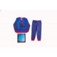 Thick cotton children's pajamas - Spiderman - dark blue-blue - 116