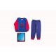 Thick cotton children's pajamas - Spiderman - dark blue-red - 122