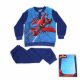 Winter cotton children's pajamas - Spiderman - dark blue - 128