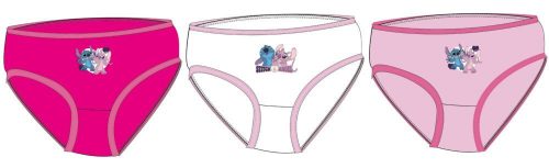 Stitch girl's panties - 3-piece cotton panties