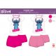 Stitch cotton summer ensemble for girls - T-shirt and shorts set