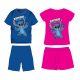 Disney Stitch cotton summer ensemble - T-shirt-shorts set - medium blue - 110