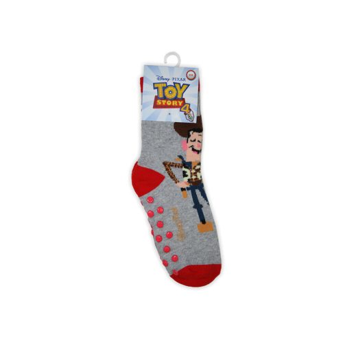 Non-slip children's ankle socks - Toy Story - plush - gray - 23-26