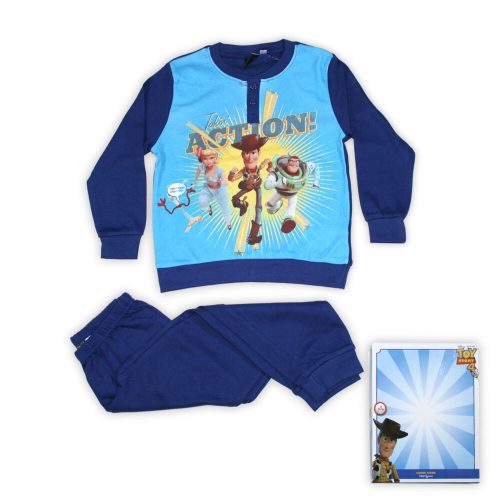 Pigiama invernale per bambini in cotone - Toy Story - blu scuro - 98