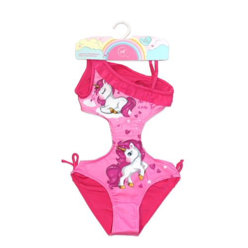 Unicorn trikini for little girls - pink - 98