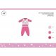 Winter cotton interlock baby pajamas - Unicorn - pink - 86