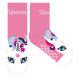 Unicorn non-slip thermal plush regular socks for children