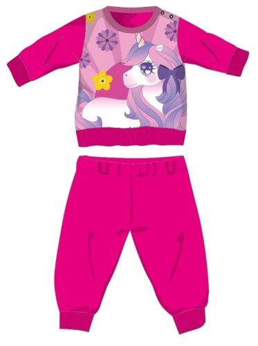 Unicorn winter thick baby pajamas - cotton flannel pajamas