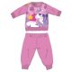 Unicorn winter thick baby pajamas - cotton flannel pajamas - dark pink - 92