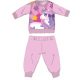 Unicorn winter thick baby pajamas - cotton flannel pajamas - light pink - 86