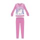 Einhorn-Winter-Pyjama für Kinder, dick, Baumwollflanell-Pyjama, Mauve, 98