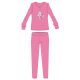 Unicorn cotton flannel pajamas - winter thick children's pajamas - pink - 116