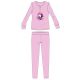 Pijamale pentru copii din bumbac de iarnă Unicorn - pijamale interlock - roz deschis - 104