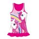 Unicorn summer cotton beach dress - pink - 128