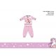 Unicorn baby pajamas - jersey cotton pajamas - light pink - 80