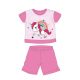 Unicorn summer short-sleeved baby pajamas - cotton jersey pajamas - pink - 98