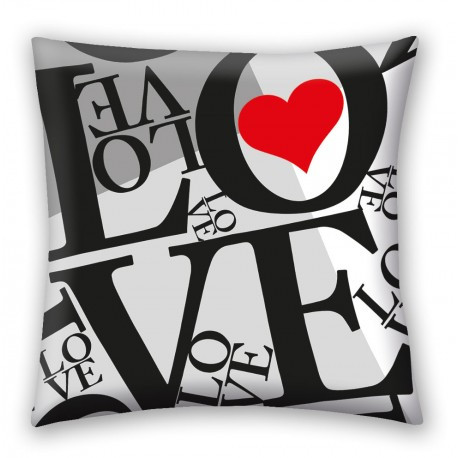 Love pillow, decorative pillow - 40x40 cm