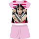 Wonder Woman Sommer-Kurzarm-Kinderpyjama aus Baumwolle – Jersey-Pyjama – Hellrosa